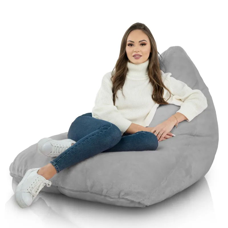 Padló Babzsákfotel Babzsák XL Bermuda - Yeti Műszőrme – nézet 3