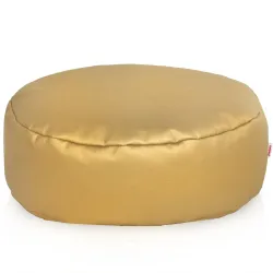 Kerek lábtartó puff - Műbőr