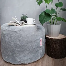 Henger alakú puff - Yeti Műszőrme – nézet 3