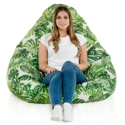 Csepp alakú Babzsákfotel Babzsák XXL Drop - Outdoor Pro Kültéri Vízálló – nézet 90