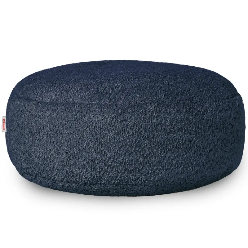Kerek lábtartó puff - Bouclé (Báránybőr hatású)