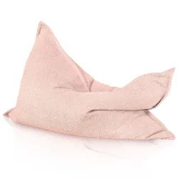 Óriás Babzsák Padlópárna XXL felnőtteknek - Bouclé (Báránybőr hatású) – nézet 3