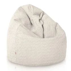 Babzsákfotel Babzsák XXL felnőtteknek Gigant - Bouclé (Báránybőr hatású)