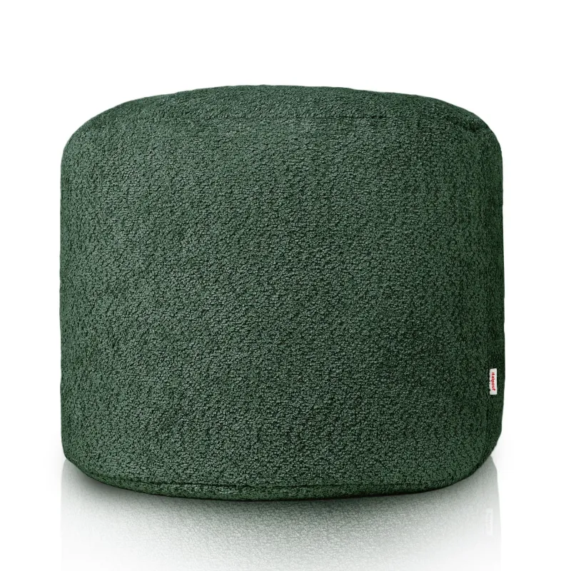 Henger alakú puff - Bouclé (Báránybőr hatású) – nézet 2