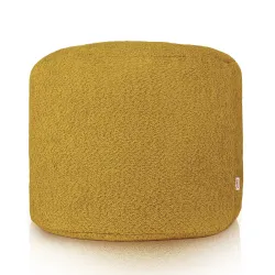 Henger alakú puff - Bouclé (Báránybőr hatású) – nézet 2