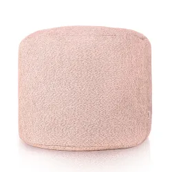 Henger alakú puff - Bouclé (Báránybőr hatású) – nézet 2