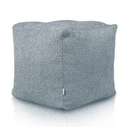 Négyzet alakú puff Kocka - Bouclé (Báránybőr hatású)