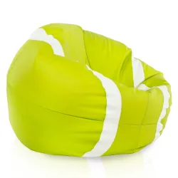 Babzsákfotel lime zöld Tennis Ülőbútor - Műbőr