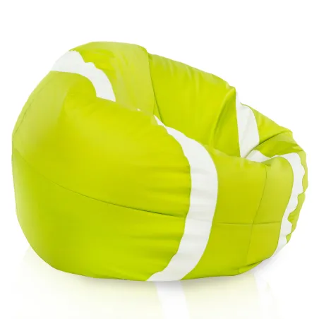 Babzsákfotel lime zöld Tennis Ülőbútor - Műbőr