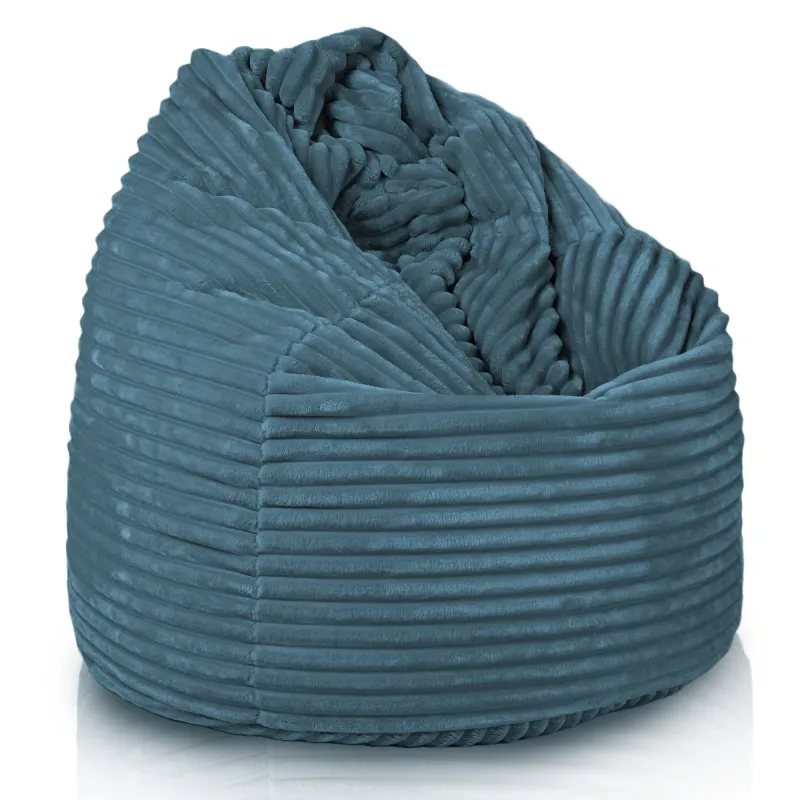 Babzsákfotel Babzsák XL Standard - Csíkos Kordbársony – nézet 31
