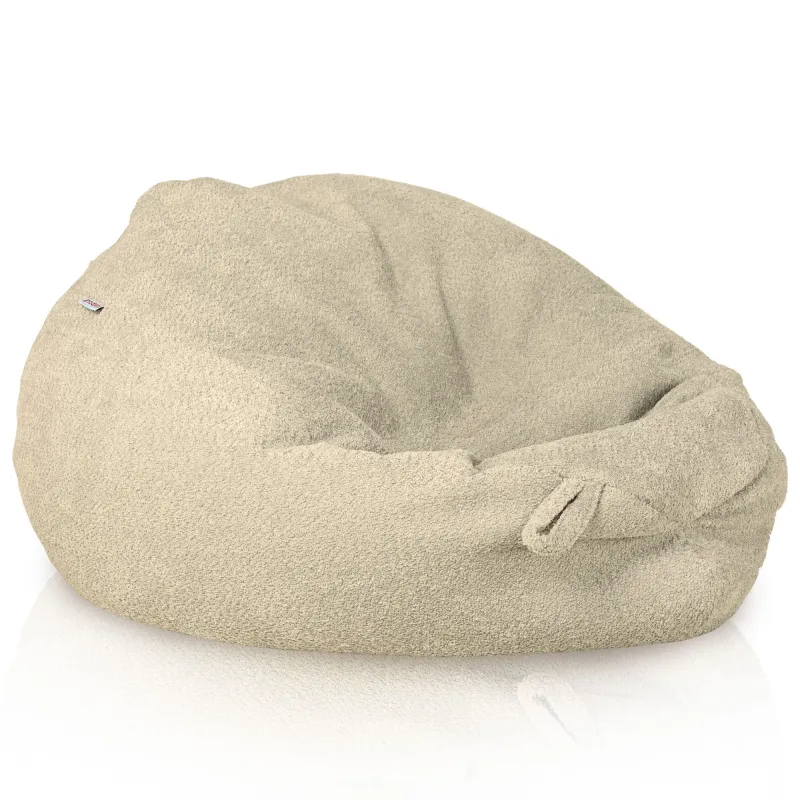 Babzsákfotel Babzsák XL Standard - Bouclé (Báránybőr hatású) – nézet 2