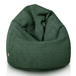 Babzsákfotel Babzsák L gyerekeknek - Bouclé (Báránybőr hatású) – nézet 15