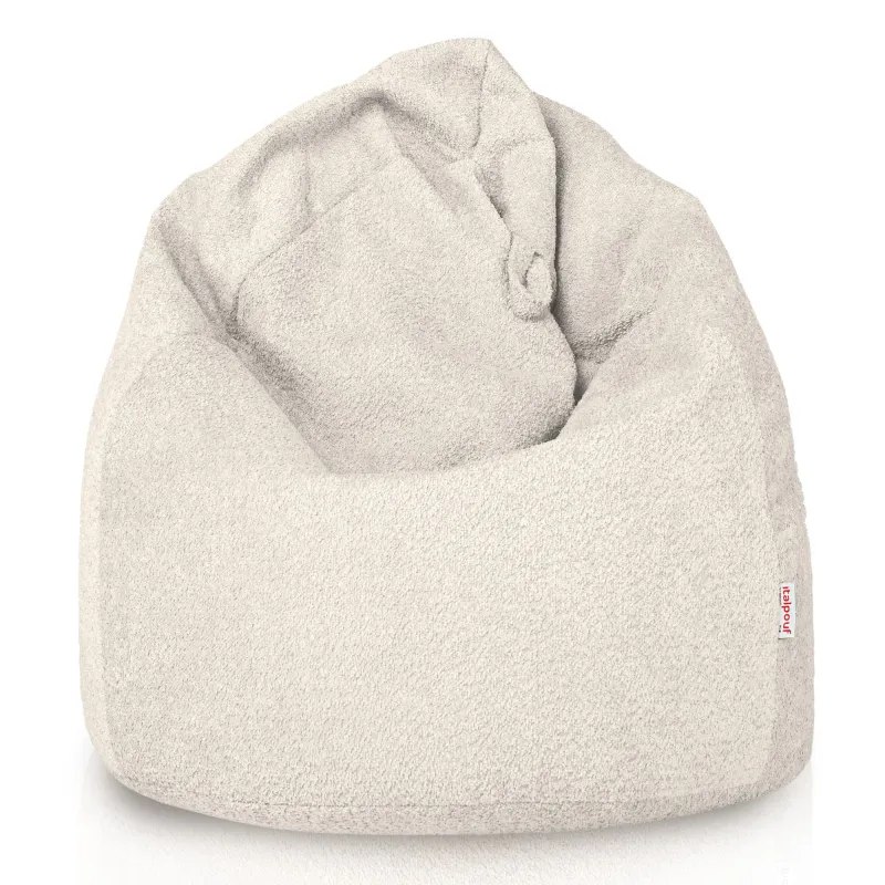 Babzsákfotel Babzsák XL Standard - Bouclé (Báránybőr hatású) – nézet 21