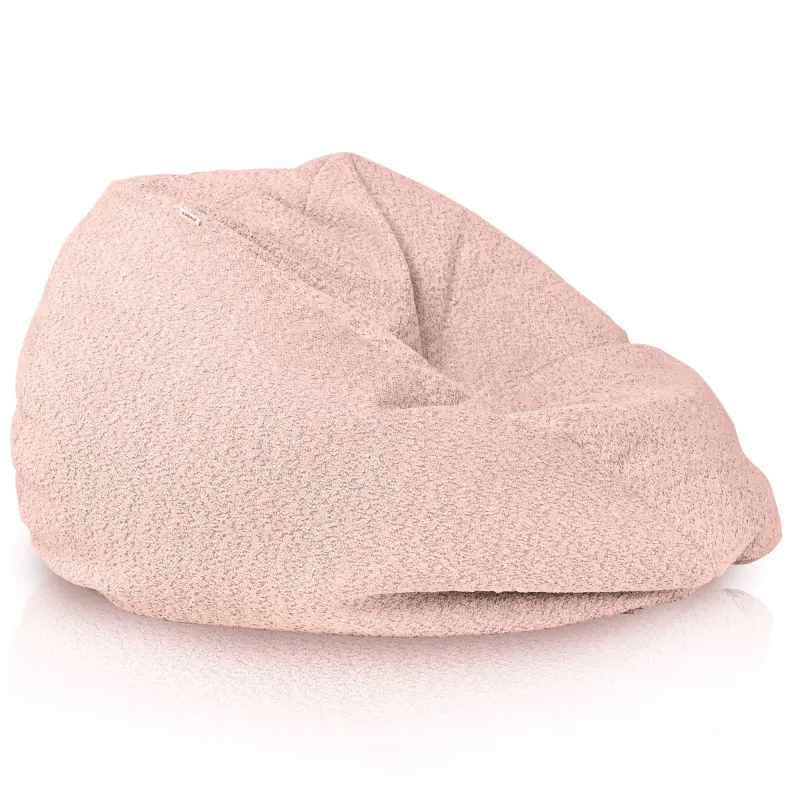 Babzsákfotel Babzsák L gyerekeknek - Bouclé (Báránybőr hatású) – nézet 50