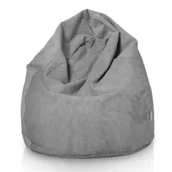 Babzsákfotel Babzsák XL Standard - Strukturált Bársony Dot – nézet 10