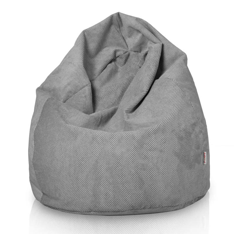 Babzsákfotel Babzsák XL Standard - Strukturált Bársony Dot – nézet 10