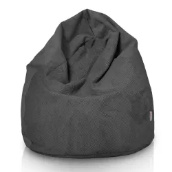 Babzsákfotel Babzsák XL Standard - Strukturált Bársony Dot – nézet 17