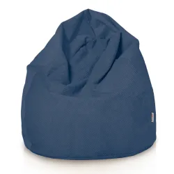 Babzsákfotel Babzsák XL Standard - Strukturált Bársony Dot – nézet 28