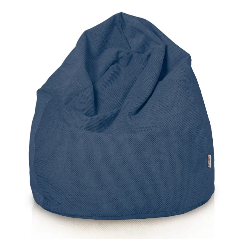 Babzsákfotel Babzsák XL Standard - Strukturált Bársony Dot – nézet 28
