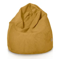 Babzsákfotel Babzsák XL Standard - Strukturált Bársony Dot – nézet 34