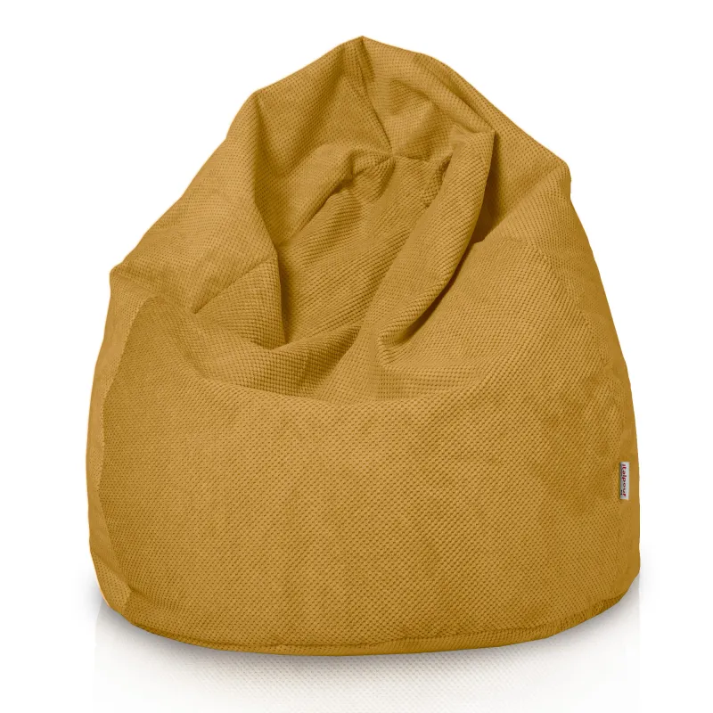 Babzsákfotel Babzsák XL Standard - Strukturált Bársony Dot – nézet 34