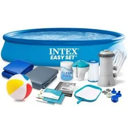 INTEX 28158 Vázas Medence 457 x 84 cm 15 az 1-ben Set