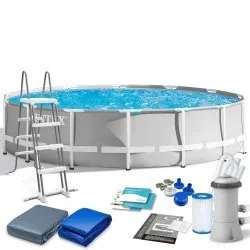 INTEX 26726 Vázas Medence 457x122 cm 6 Részes Szett