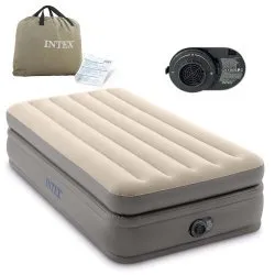 Bársony Matrac 191 x 99 x 51 cm Beépített Elektromos Szivattyúval INTEX 64162ND