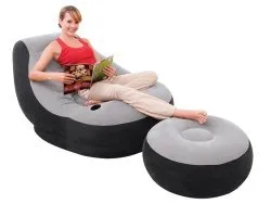 Felfújható fotel + Lábtartó 130 x 99 x 76 cm INTEX 68564
