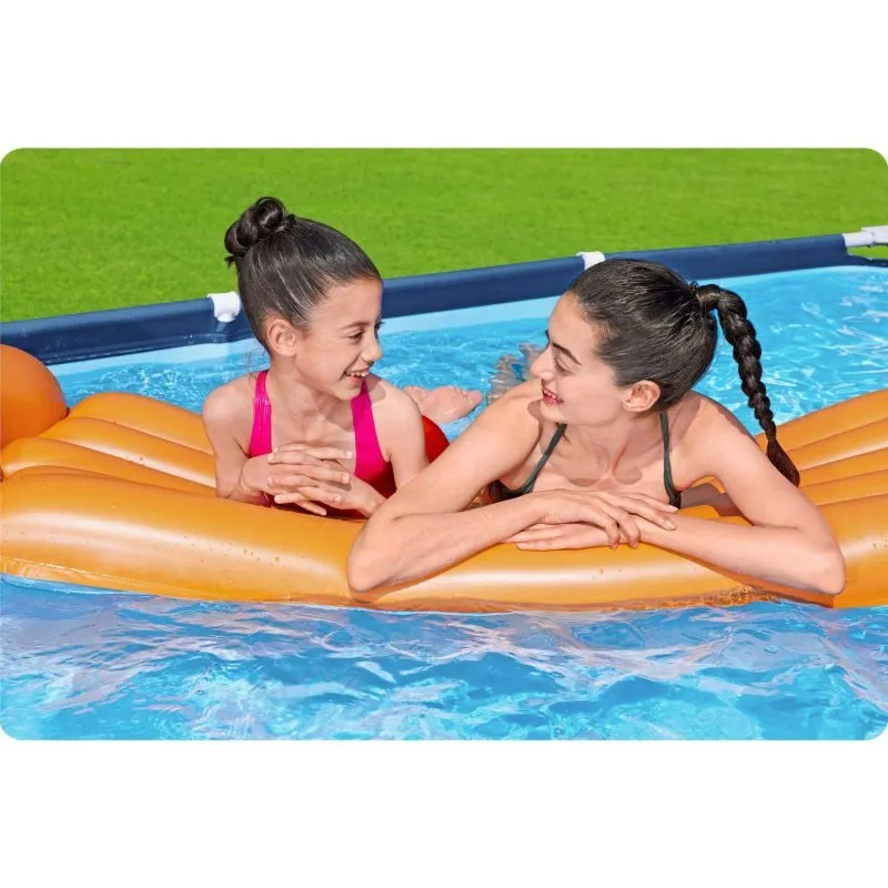 Basen ogrodowy stelażowy 400 x 211 x 81 cm 15w1 Bestway 56405N