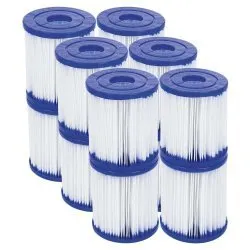 Szűrő szűrőpumpához I. típus - 12 db szett. Bestway 58093