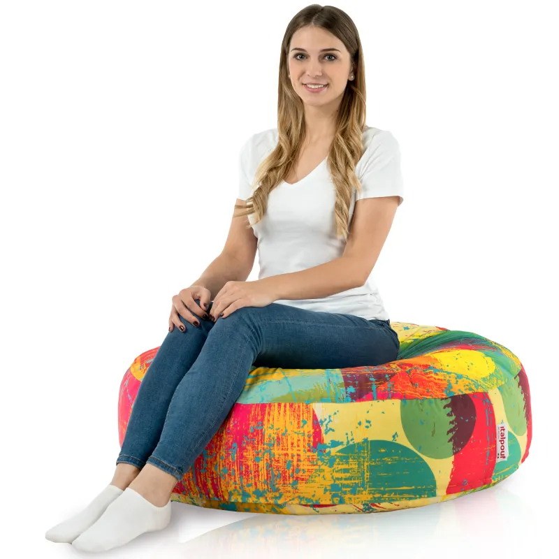 Kerek Babzsák Padlópárna - Outdoor Pro Kültéri Vízálló – nézet 2