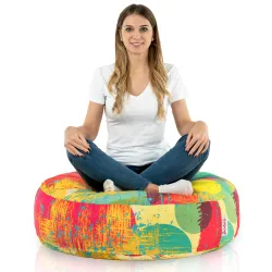 Kerek Babzsák Padlópárna - Outdoor Pro Kültéri Vízálló – nézet 3