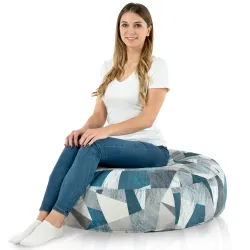 Kerek Babzsák Padlópárna - Outdoor Pro Kültéri Vízálló – nézet 2