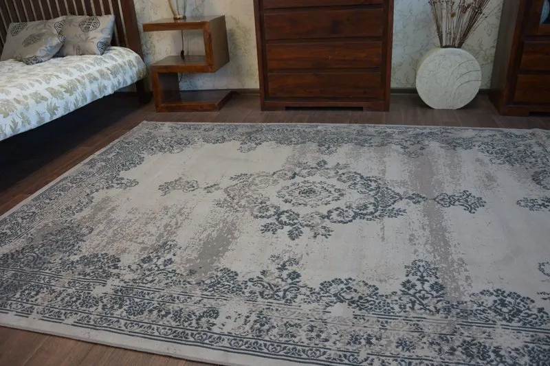Dywan Vintage Rozeta 22206/085 szary