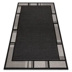 SZŐNYEG KÖTÉL SIZÁL FLOORLUX 20195 FEKETE / ezüst