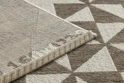 DYWAN SZNURKOWY SIZAL FLOORLUX 20489 champagne / taupe TRÓJKĄTY