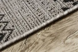 FLOORLUX 20510 KÖTÖTT SIZÁL SZŐNYEG ezüst / fekete