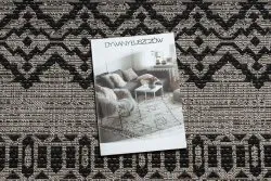 FLOORLUX 20510 KÖTÖTT SIZÁL SZŐNYEG ezüst / fekete