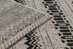 FLOORLUX 20510 KÖTÖTT SIZÁL SZŐNYEG ezüst / fekete