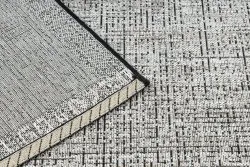 DYWAN SZNURKOWY SIZAL FLOORLUX 20401 Ramka srebrny / czarny