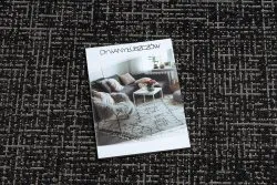 SZŐNYEG KÖTÉLSZERŰ SIZAL FLOORLUX KÖR 20401 Keret fekete / ezüst