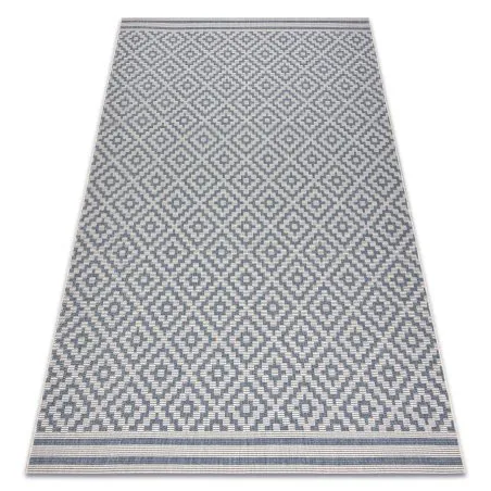 Szőnyeg KÖTÖTT SIZÁL FLAT 48357/951 NÉGYZETEK