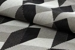 Szőnyeg KÖTÖTT SIZÁL FLAT 48624/690 KOCKÁK 3D