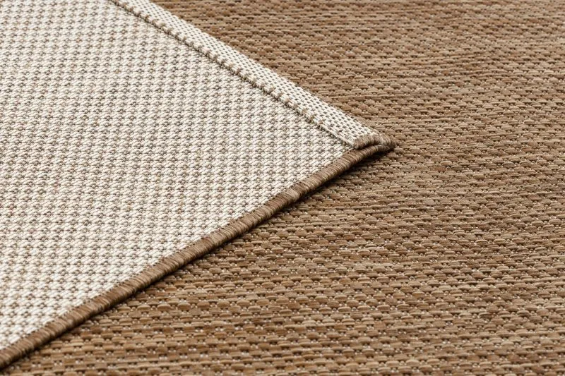Dywan SZNURKOWY SIZAL FLAT 48663/870 brąz GŁADKI