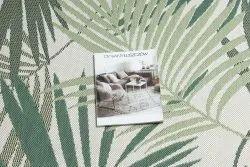 Szőnyeg SZNURKOWY SIZAL COLOR 19433/062 Levelek Zöld JUNGLE