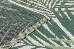 Szőnyeg SZNURKOWY SIZAL COLOR 19433/062 Levelek Zöld JUNGLE