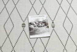 Szőnyeg SZNURKOWY SIZAL COLOR 19443/062 Rombuszok Krém