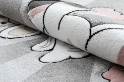PETIT UNICORN egyszarvú szőnyeg szürke