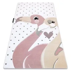 Szőnyeg PETIT FLAMINGOS FLAMINGI SERDUSZKA krém